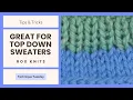 Improve Your Stockinette to Ribbing Transitions Technique Tuesday