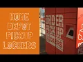 Home Depot Pickup Lockers - What are they How do you use it
