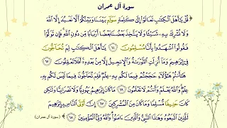 سورة آل عمران       بصوت القارئ ياسر الدوسري   دندنها