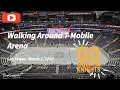 Walking Around T-Mobile Arena In Las Vegas Nevada - March 2023
