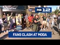 Fans clash at Moda Center over Indiana Fever player s controversial comments about trans athletes