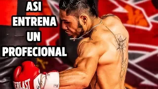 Boxeador muestra su entrenamiento de boxeo completo ( J. Miguel Borrego)