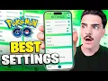 The BEST SETTINGS for Pokemon GO ULTIMATE GUIDE