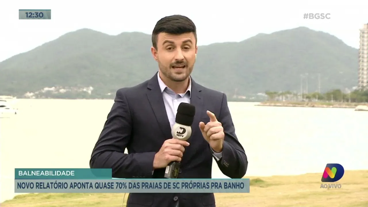 Balneabilidade: novo relatório aponta quase 70% das praias de sc próprias pra banho
