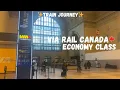 VIA RAIL From Windsor to Toronto Economy Class Early Morning Canadian Train 5 30 AM Train Journey