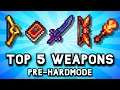 The Best Weapons For Pre-Hardmode Players in Terraria