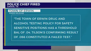 Erwin police chief terminated has filed appeal