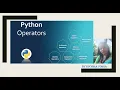 Python Programming Fundamentals Part 3 Class 11 CS Operators in Python