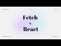 React Fetch Recording for Code the Dream