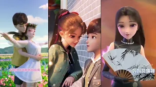 cute anime couple cute love 