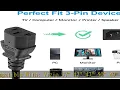3 Prong Power Cord Replacement for Vizio TV Vizio VX32L VW32L VX37L VW26L VA6 VMM26 LCD TV Power C