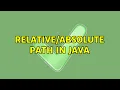 Path in Java 2 Solutions