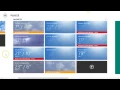Windows 8 1 How to Use the Weather App