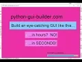 Making a Tkinter GUI with python-gui-builder com