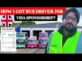 How To Apply For Bus Driver Jobs in UK How I Got Bus Driver Job Salary Sponsorship PCV License
