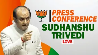 LIVE: BJP Press Conference |Sudhanshu Trivedi |Ilhan Omar |Rahul Gandhi |Congress |USA |India| SFJ