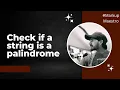 JavaScript Tutorial How to Check if a String is a Palindrome Palindrome Checker Function