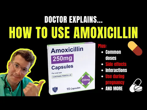 Download MP3 Doctor explains HOW TO USE AMOXICILLIN (aka Amoxil / Respillin) including doses and side effects