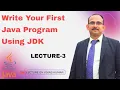 Write Your First Java Program Using JDK Hello How r You in Java Step-by-Step for Beginners