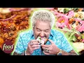 Guy Fieri Tries 16 Hour Smoked Brisket Sandwich In Calgary Diners Drive-Ins And Dives