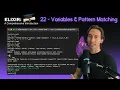 Elixir Full Course 22 - Variables and Pattern Matching