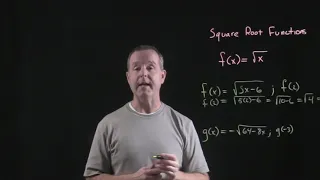 Evaluating Square Root Functions