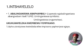 isixhosa term2