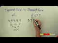 Convert From Exponent to Standard Form - Pre-algebra Lessons For 3rd 4th 5th 6th 7th Grade Math