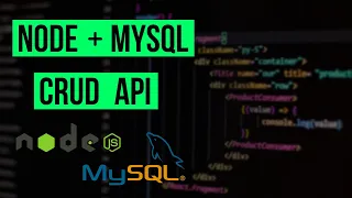Basic Node MySQL API Tutorial CRUD Operations