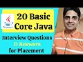 20 Basic Core Java Interview Questions Answers - TCS Accenture Cognizant Infosys Wipro HCL