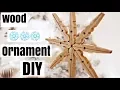 wood snowflake ornament DIY dollar tree Christmas 2017