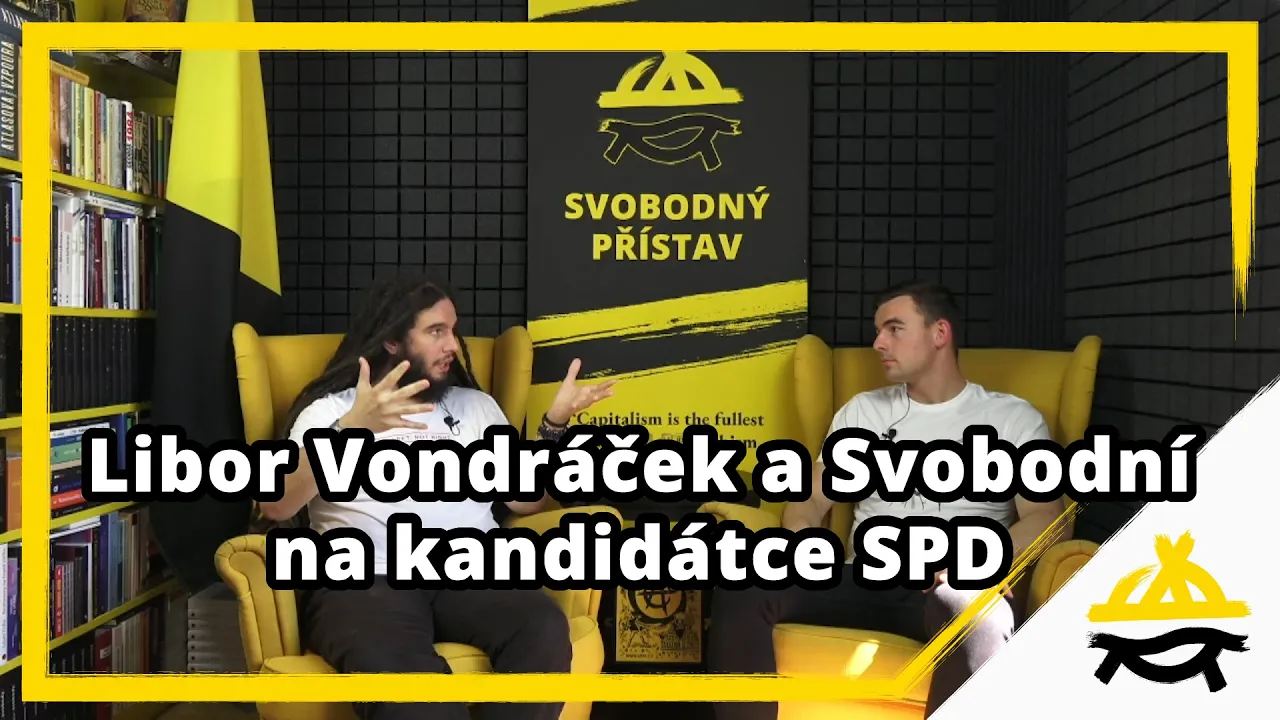 Studio Svobodného přístavu: Libor Vondráček a Svobodní na kandidátce SPD