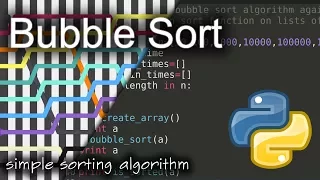 Bubble Sort Background Python Code
