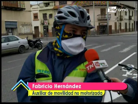 Implementan ciclovías emergentes en Cuenca