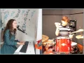 【モアナと伝説の海】主題歌 "どこまでも〜How Far I'll Go〜" 英語＆日本語 Piano,Drum Cover by Shaylee & Yusuke Kimura