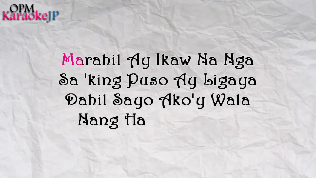 Nag Iisang Ikaw (Karaoke) - Donna Cruz