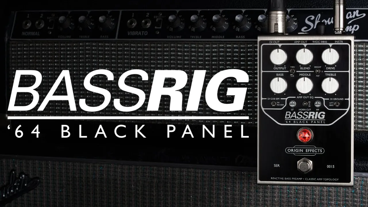 BASSRIG ´64 Black Panel -Fender Bass Amp w DI Origin Effects