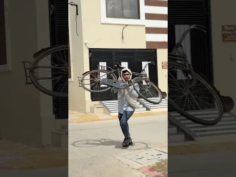 Papa ke saath ￼cycle race 🚲😂 || Harsh patel || #shorts #viral #trending #comedy #harshpatel