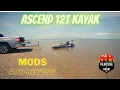Ascend 12t Kayak - review and mods