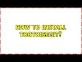 How to install tortoisegit