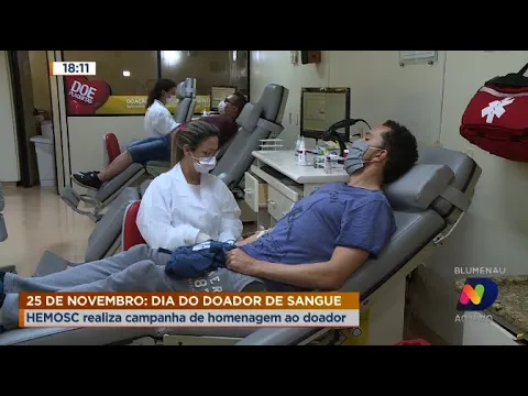 Dia do Doador de Sangue: Hemosc realiza campanha de homenagem a esses heróis da vida real