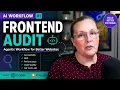 I Built an AI Agentic Workflow to Audit Frontend Websites