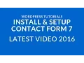How to Install and Setup Contact Form 7 in WordPress 2016
