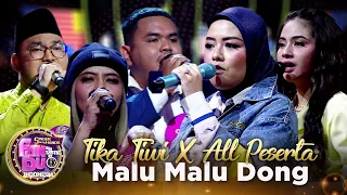 Download TIKA \u0026 TIWI X CEMPAKA, CABIDU, PUTRA MELAYU - MALU-MALU DONG | FANTASTIC DUO MNCTV MP3