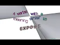 expose - 6 verbs similar to expose sentence examples