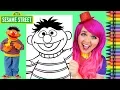 Coloring Ernie Sesame Street Coloring Page Crayola Crayons KiMMi THE CLOWN