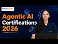 Agentic AI Certifications 2026 Top Agentic AI Courses Certificates Simplilearn