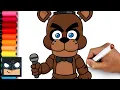 How To Draw Freddy Fazbear Five Nights at Freddy s
