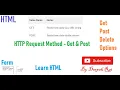 Download Lagu HTTP Request Method - Get \u0026 Post| HTML Tutorial