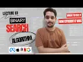 Binary Search Algorithm Binary Search Vs Linear Search Java DSA Bootcamp Lecture 61